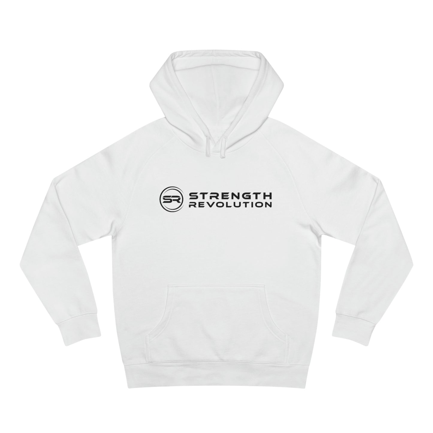 Strength Revolution Unisex White Hoodie