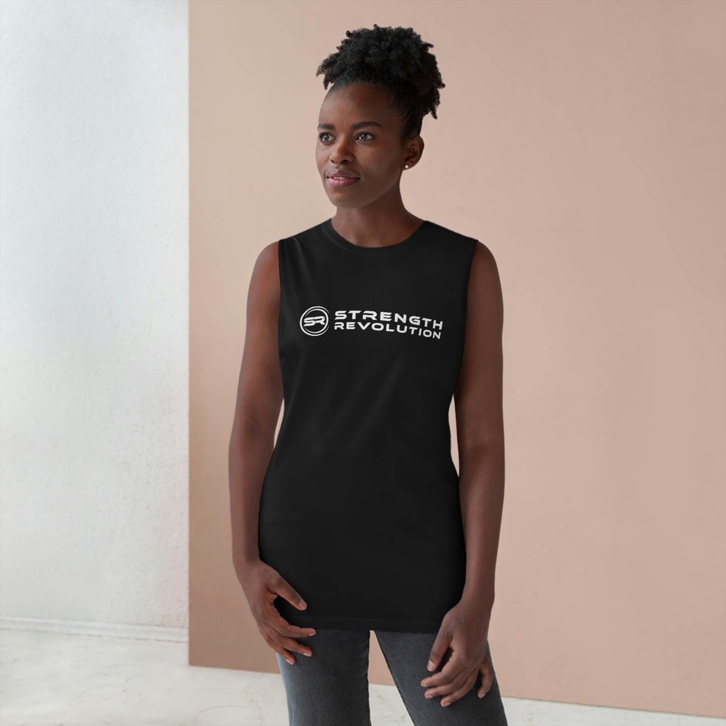 Strength Revolution Unisex Black Tank