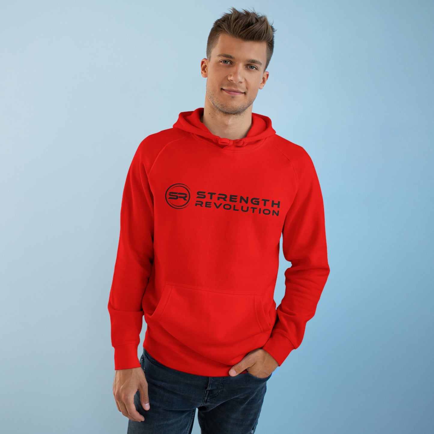 Strength Revolution Unisex Red Hoodie