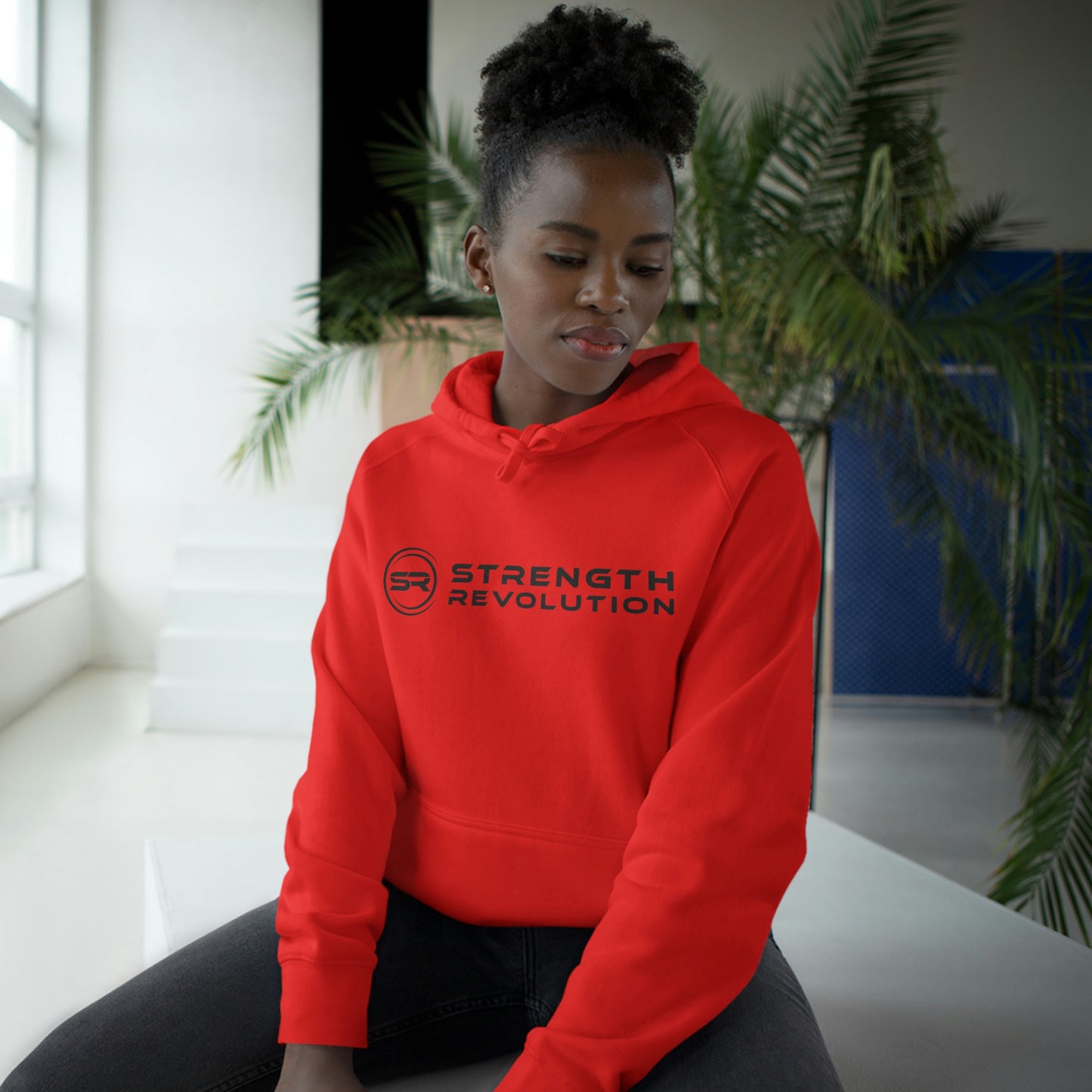 Strength Revolution Unisex Red Hoodie